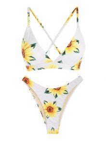 Sunflower Bikini Sunflower Swimsuit And Bathing Suit Online Zaful