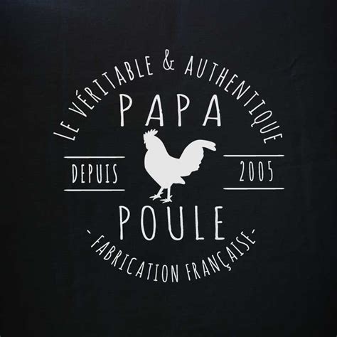 Tee Shirt Papa Poule F Tes Des P Res Personnalisable