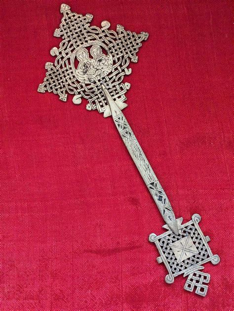 Ethiopian Orthodox Coptic Christian Priests Handheld Blessing Cross