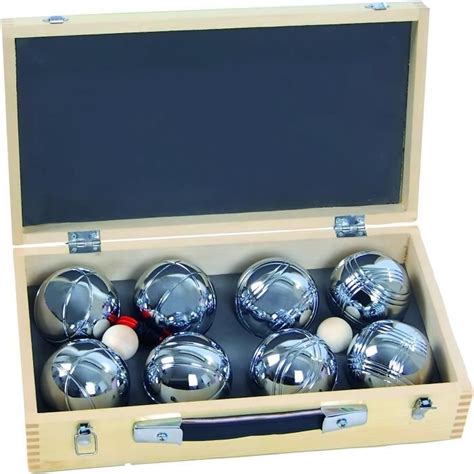 BLINKY Coffret eois Contenant 8 Boules de pétanque Beige 720 g87