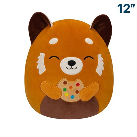 Red Panda With Cookie 12 Squishmallow Plush In Stock Brickheads