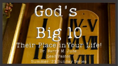 Gods Top 10 I Want What You Have By Dr Barry Jude The Oaks Church