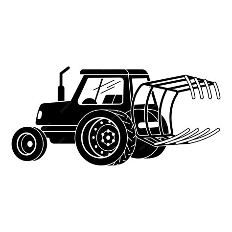 Premium Vector Tractor Icon Simple Illustration Of Tractor Vector