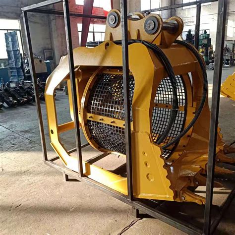 Excavator Degree Rotary Screen Bucket For Screening Sand Stone