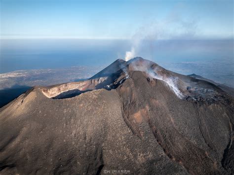 August En Italy Stromboli Italy Sicily Etna