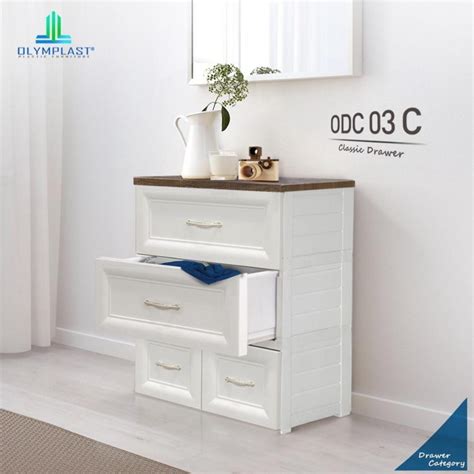 Jual CARGO Olymplast ODC 03 C Lemari Laci Drawer Cabinet Susun 3