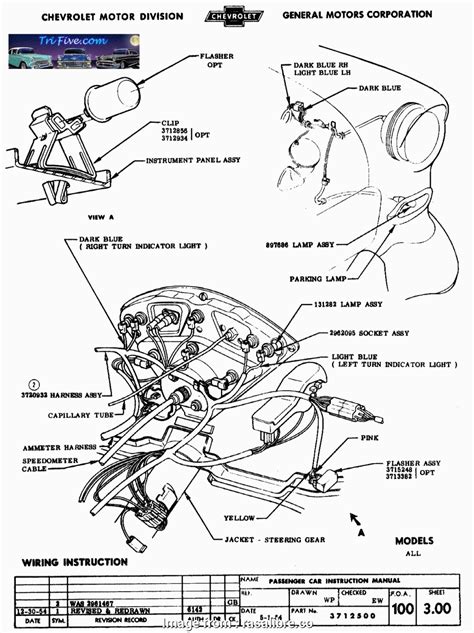 1955 Chevy Truck Ignition Switch Wiring Diagram