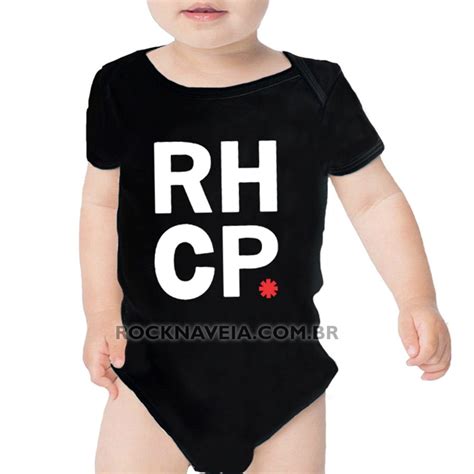 Body infantil Red Hot Chili Peppers Versão ESTAMPARIA ROCK NA VEIA
