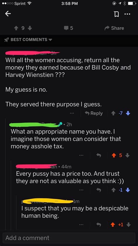 This Dude Thinks All Women Should Return The Money They Made Because Sex Offenders Got Them The