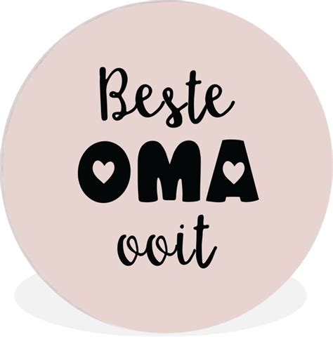 Wallcircle Wandcirkel Quotes Oma Beste Oma Ooit Spreuken