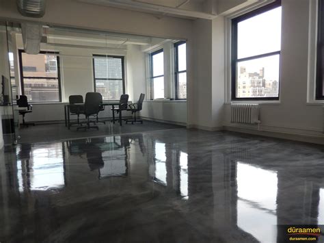 Metallic Epoxy Flooring In A Office On 7th Avenue In Nyc