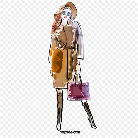 Fashion Shop Clipart Vector Fashion Design Fashion Girl Shopping Hand