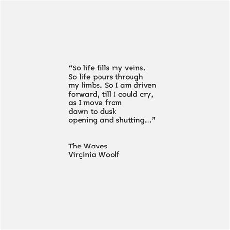 Excerpt From The Waves Virginia Woolf Virginia Woolf Quotes Wave