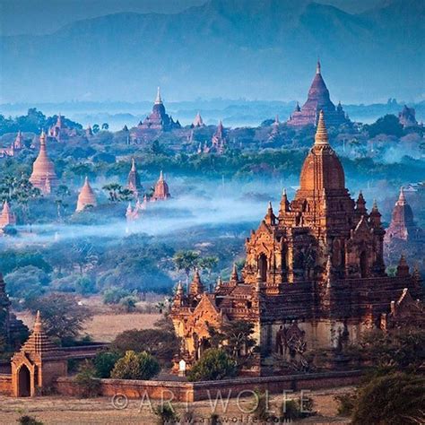 Location Bagan Myanmar Credit Artwolfe Via Myanmar Vacations Chosen By La Gomme ≕≔≕≔≕