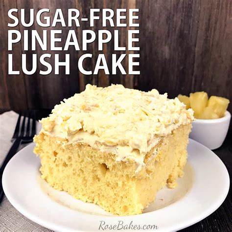 Sugar-Free Pineapple Lush Cake