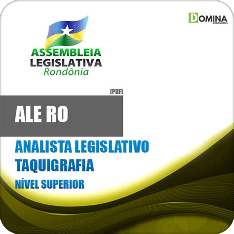 Apostila Ale RO 2018 Analista Legislativo Taquigrafia