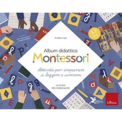 Album didattico Montessori Attività per imparare a leggere e scrivere