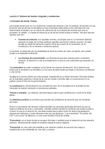 Lecci N 2 Historia Del Derecho Pdf