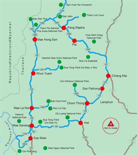 Mae Hong Son Loop Itinerary Mae Hong Son Thailand