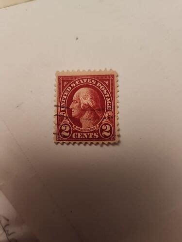 🔥very Rare George Washington Two 2 Cent Red Stamp Ebay