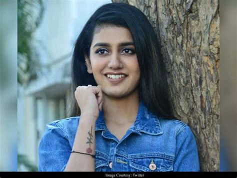 Wink Girl Priya Prakash Varriers Blue Bikini Look From Her Thailand