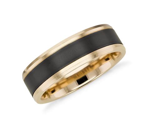 5. Black and Gold Wedding Ring | Wedding KnowHow