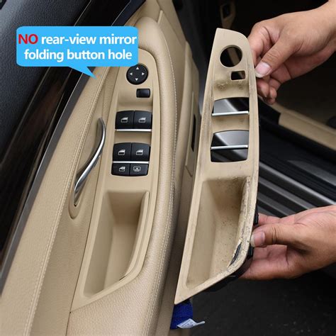 Cheap Lhd Rhd Interior Door Pull Handle Armrest Panel Trim No Mirror