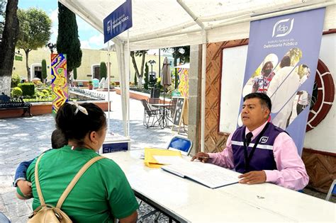 Llega A Huamantla El M Dulo De Asesor A Del Instituto Federal De La