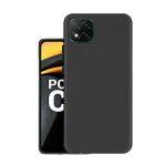 Buy MULTRONICS Black Rubber Back Cover Compaitible With Poco C3 Online