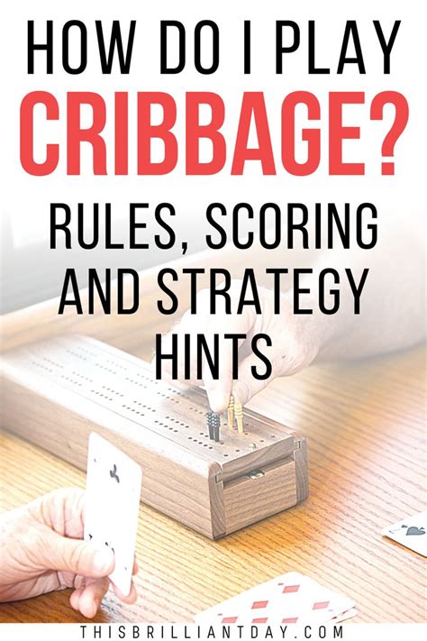 Cribbage Printable Rules