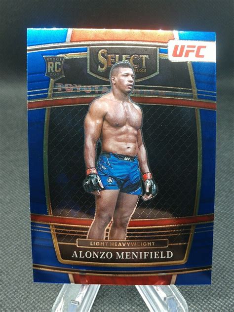 Panini Select Ufc Concourse Blue Prizm Alonzo Menifield Rc