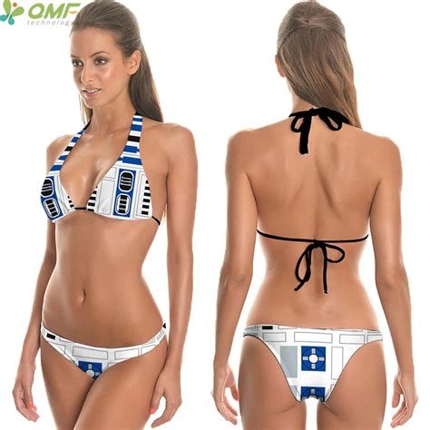 Cosplay R D Bikini Strings Bas Br Silien Maillots De Bain Star Wars