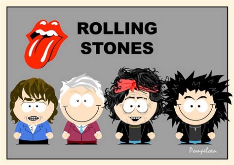 The South Park Version Of Five Popular Bands