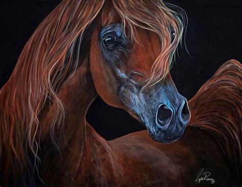 Arabian horse art, Horse artwork, Equine artwork