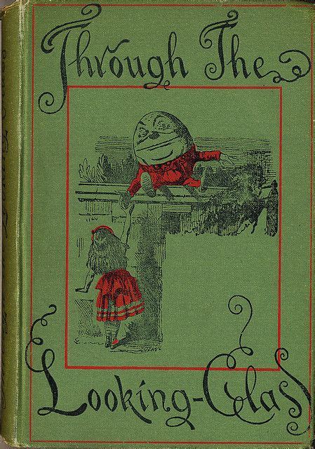 Alice Through The Looking Glass Bookcover Alice Book Alice In Wonderland Book Vintage Book