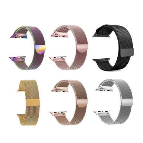 Pulseira Milanese A O Magn Tica Para Rel Gio Smartwatch Mm V Rias