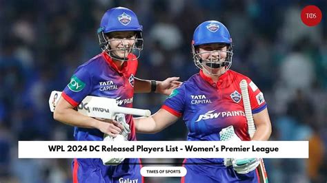 Wpl Dc Released Players List Women S Premier League