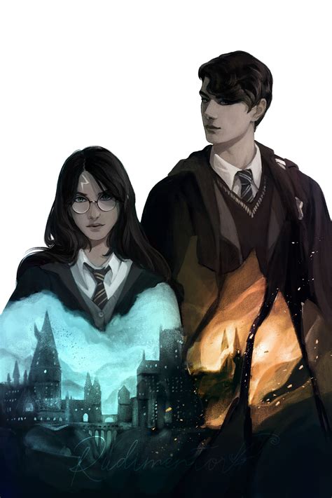 Tom Riddle Og Harry Potter Fan Art SEMINA Art On X: