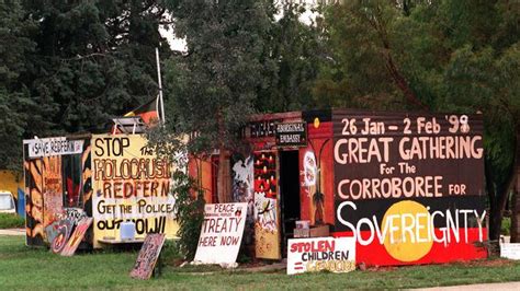 Aboriginal Tent Embassy In Canberra Inspires Work By Artist Richard Bell Daily Telegraph