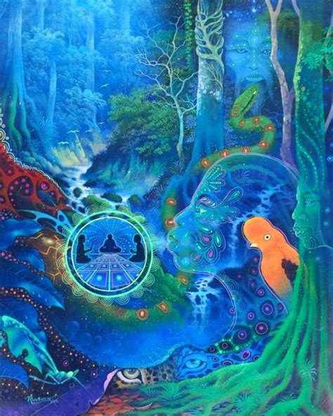 The Natural and Visionary Wonderland of Ayahuasca Art | Kahpi