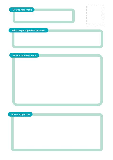 Printable Blank Player Profile Template