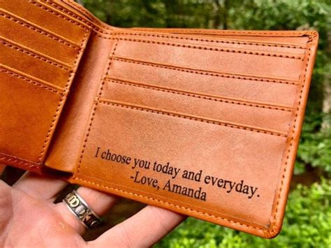 Personalized Wallet Personalized Wallet Men Personalized | Etsy