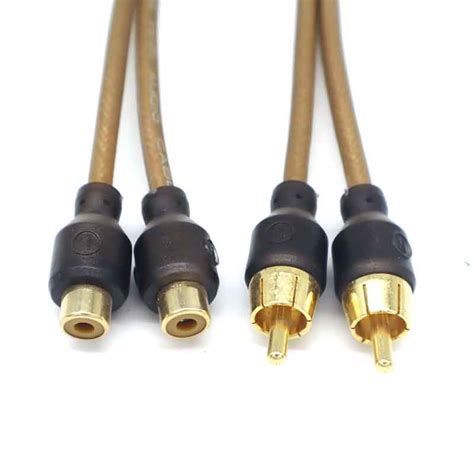 Zuiver Koper Rca Phono Y Splitter Lead Adapter Kab Grandado