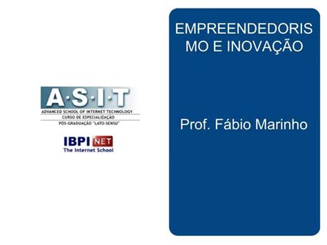 Ppt Empreendedorismo E Inova O Prof F Bio Marinho Powerpoint