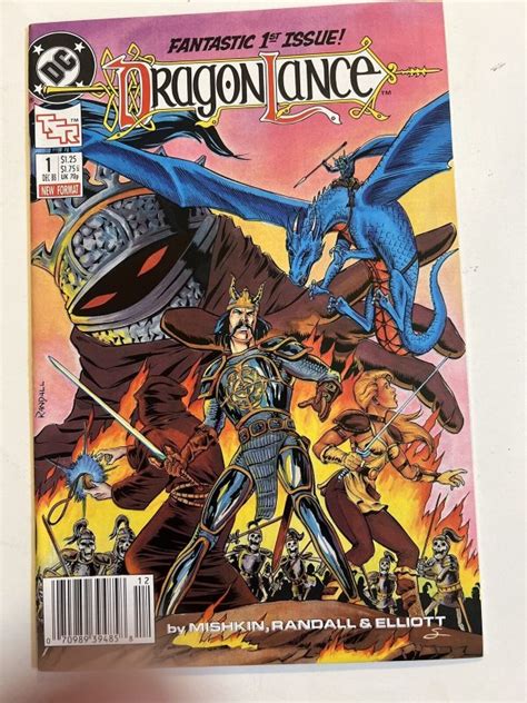 LOT OF 2 DC COMICS DRAGONLANCE 1s 1988 Reader Copy News Stand