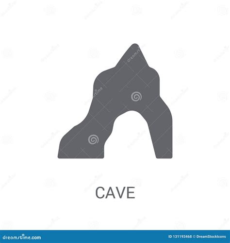 Cave Icon Trendy Cave Logo Concept On White Background From Nat