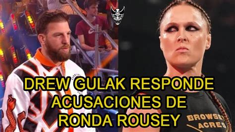 Drew Gulak Responde Acusaciones De Ronda Rousey Noticias Wwe Harveyw