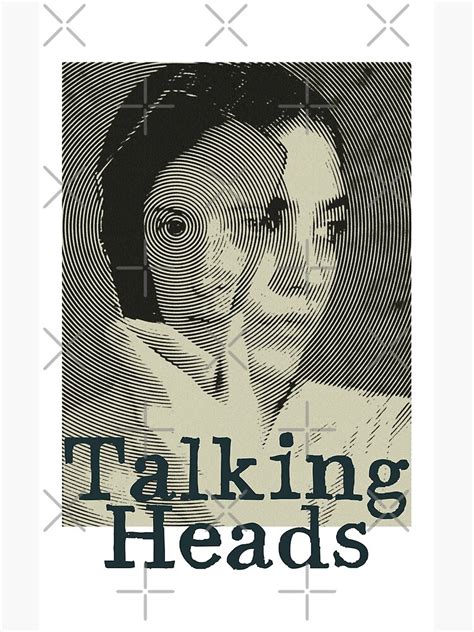 Talking Heads Eyes Tribute Artwork Poster For Sale By Harramedesigns Redbubble