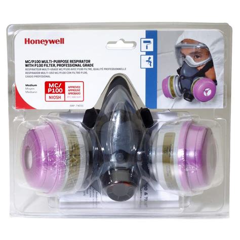 Honeywell 5500 Half Mask Multi Purpose Elastomeric Medium Respirator