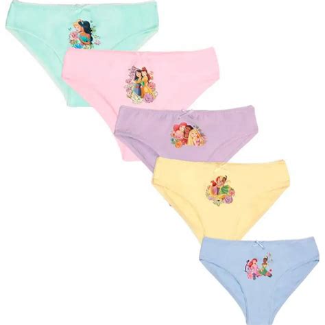 Pantaleta Boxer Bikini Interior Ni A Multicolor Princess Modelo Nab